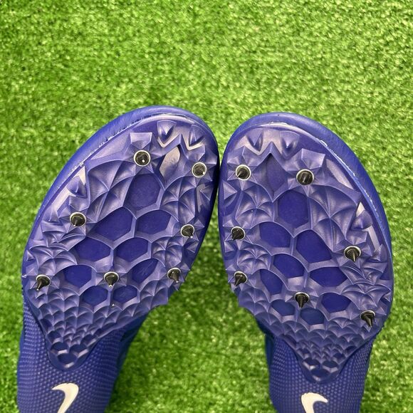 Nike Zoom Rival‎ S 9 Men's 11 Cleats w/Spikes Navy White 907564 401 Racing Shoes - Picture 15 of 17